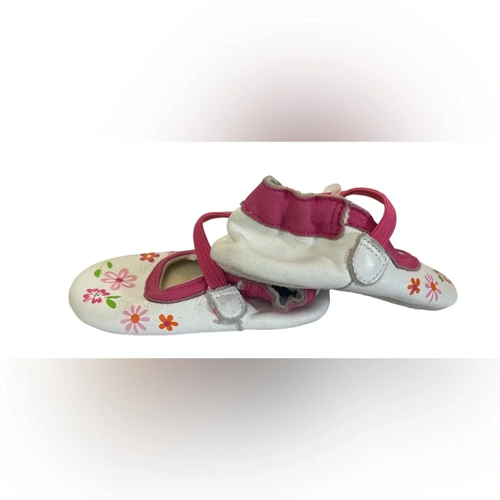 2 pairs koala kids soft sole crib shoes baby girl Sz 3